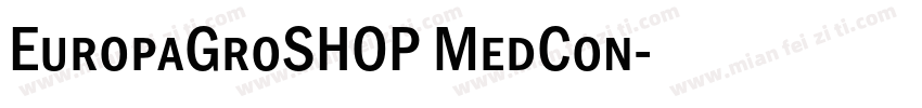 EuropaGroSHOP MedCon字体转换